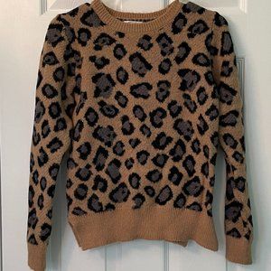 Cheetah Print Sweater